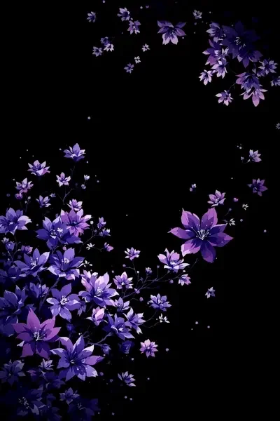 开花的影子