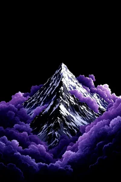 山顶的云